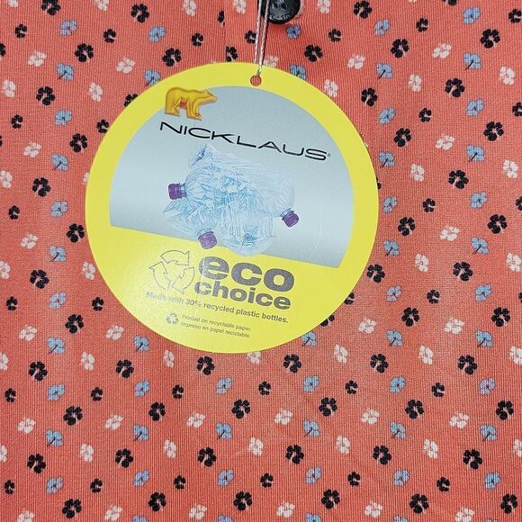 New Jack Nicklaus Eco Choice Mens All Over Print Polo Style Golf Shirt SMALL XXL - Picture 4 of 10